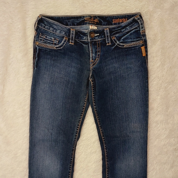 SILVER Jeans Santorini Denim Capri Pants, Size  28 - Picture 5 of 11